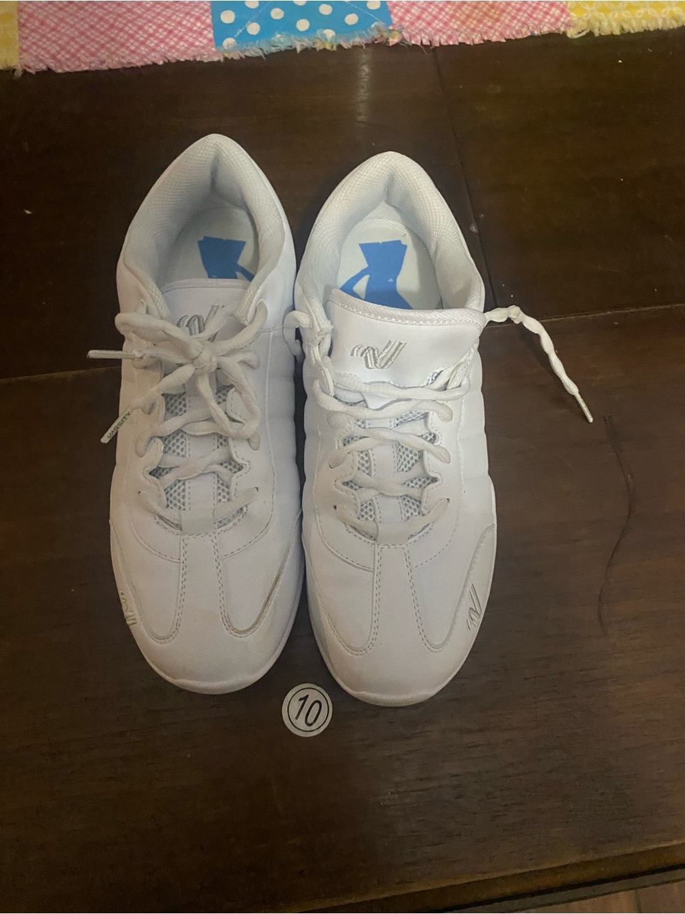 Varsity White Athletic white cheer shoes